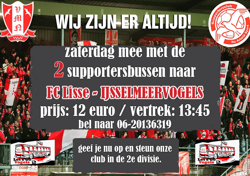 Poster Supportersbus Lisse