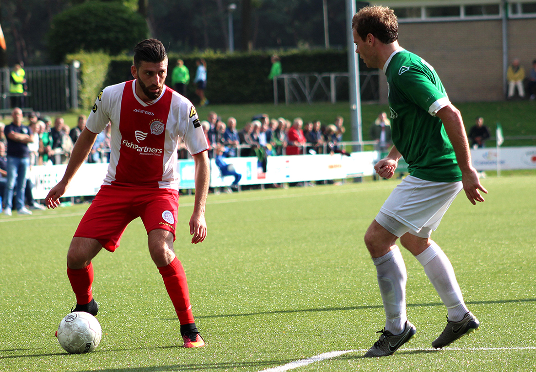 Oktay Ozturk was in de heenwedstrijd belangrijk met zijn goal