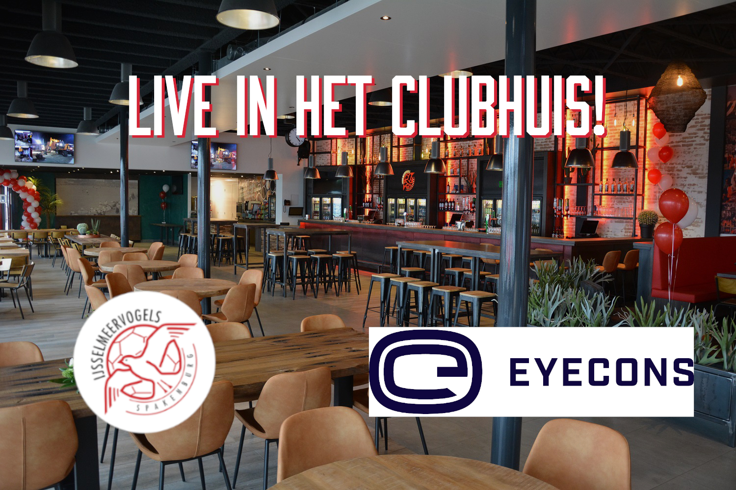 Live in het clubhuis