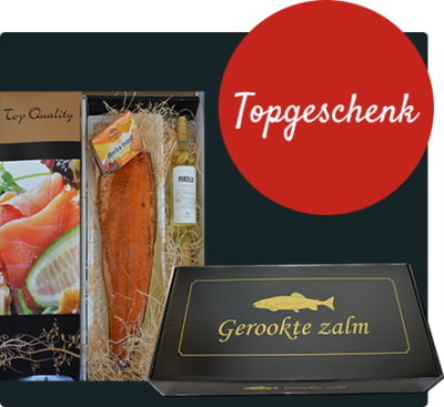 Zalm top geschenk