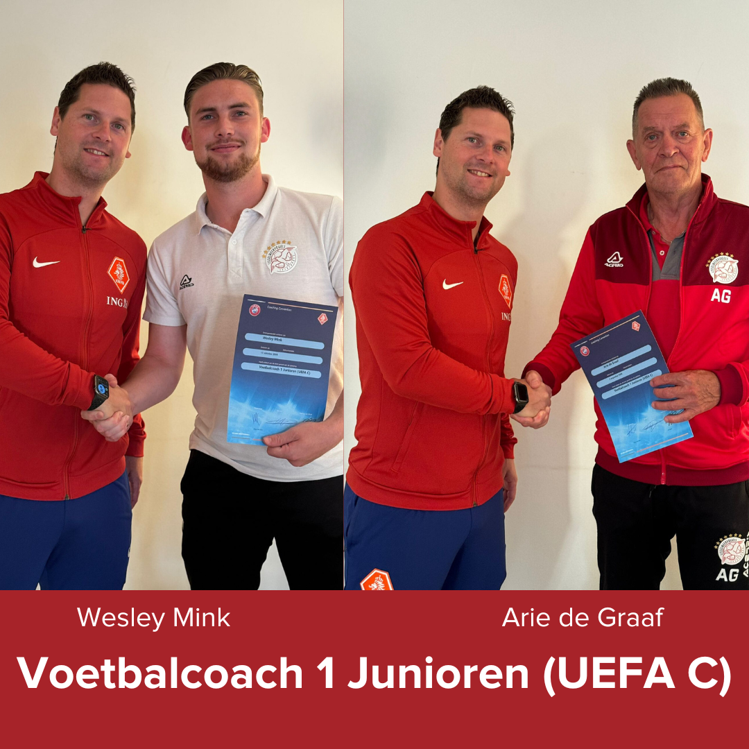 Voetbalcoach 1 Junioren UEFA C