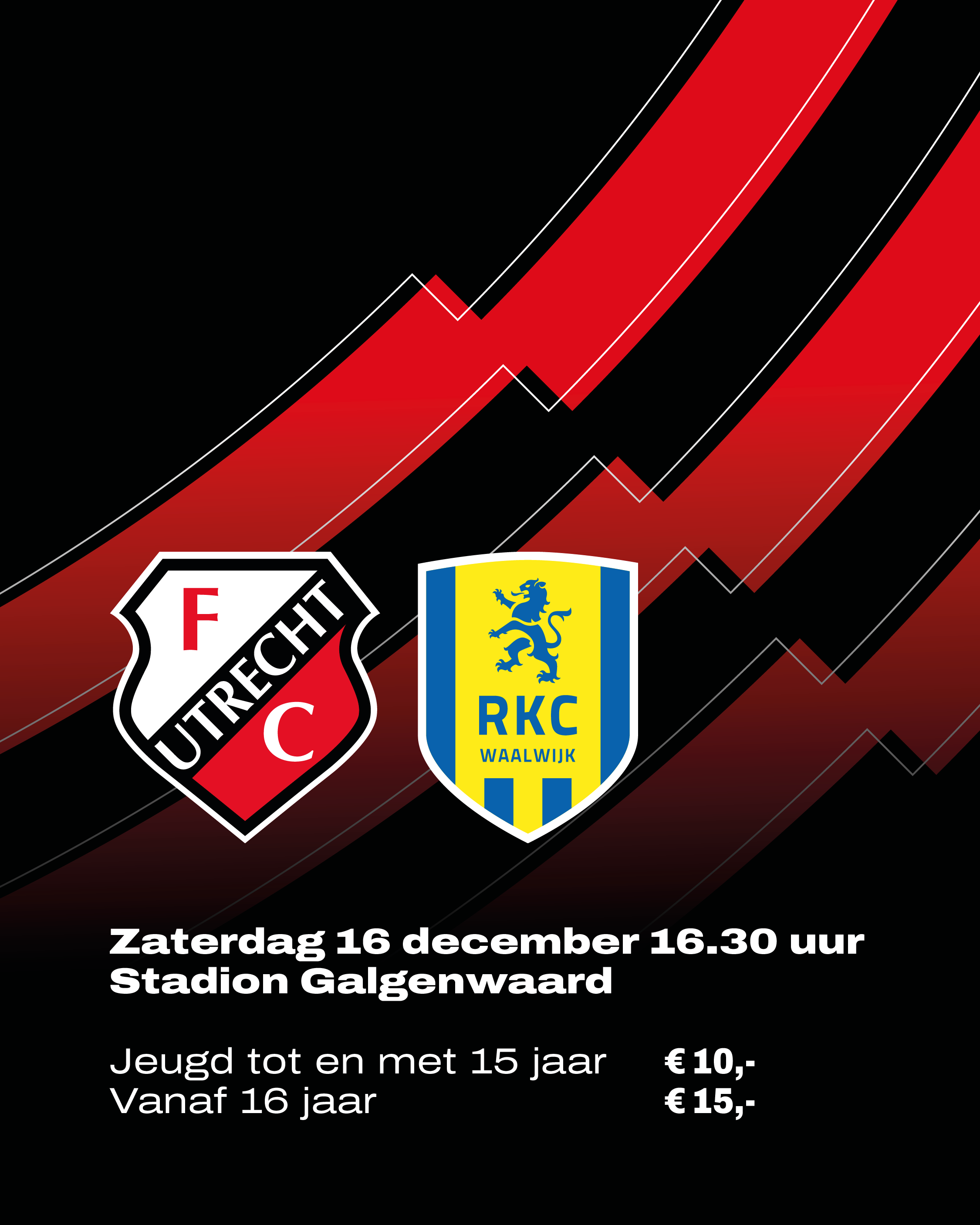 FC Utrecht RKC actie