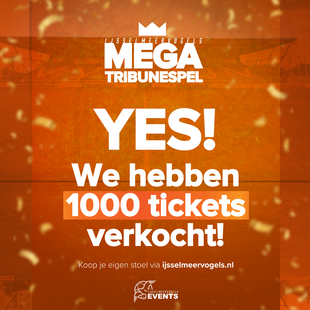 1000 verkocht
