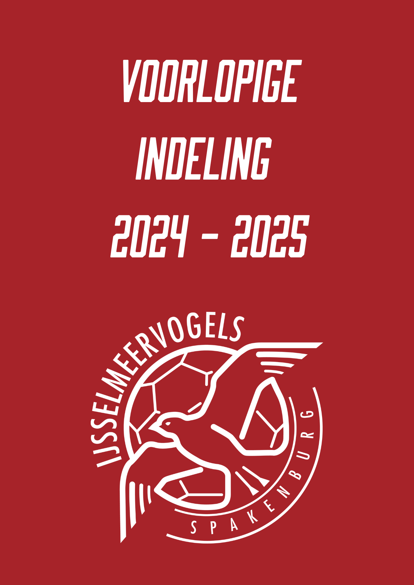 Voorlopige INDELING 2023 202
