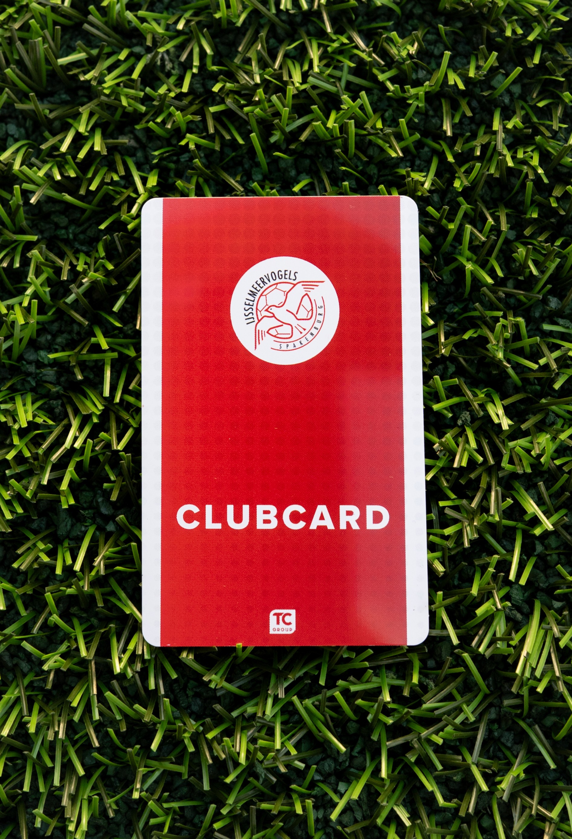 Clubkaart op veld
