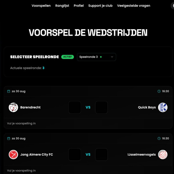 IJsselmeervogels sluit zich aan bij de Tweede Divisie-poule