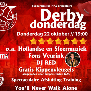 Derby Donderdag met Fons Veurink in het Clubhuis!