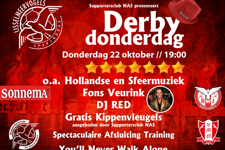 Derby Donderdag met Fons Veurink!