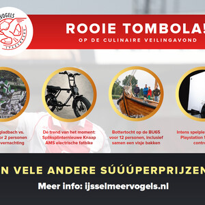 Ticketverkoop Rooie Tombola morgen van start
