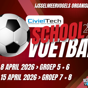Het CivielTech Schoolvoetbaltoernooi 2026