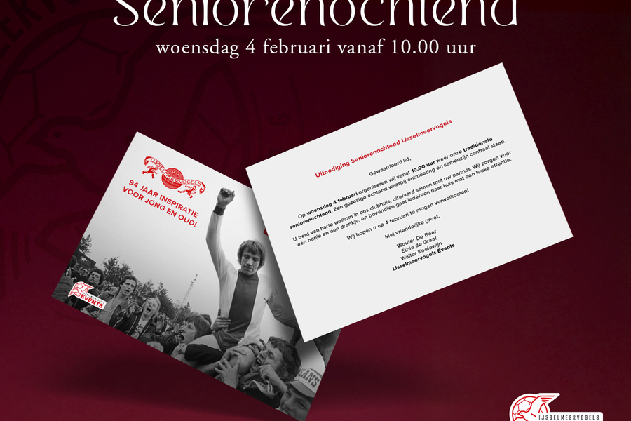 Seniorenochtend bij IJsselmeervogels op 4 februari