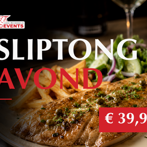 Onbeperkt Sliptong eten op vrijdag 2 oktober