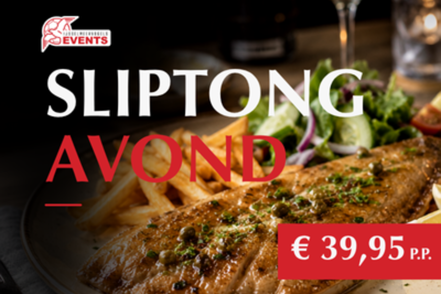 Onbeperkt Sliptong eten op vrijdag 2 oktober