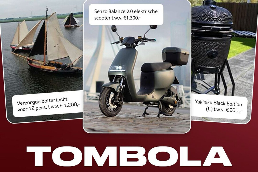 Win fantastische prijzen met de IJsselmeervogels Tombola!