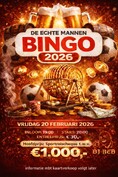Save the date: Echte Mannen Bingo 2026