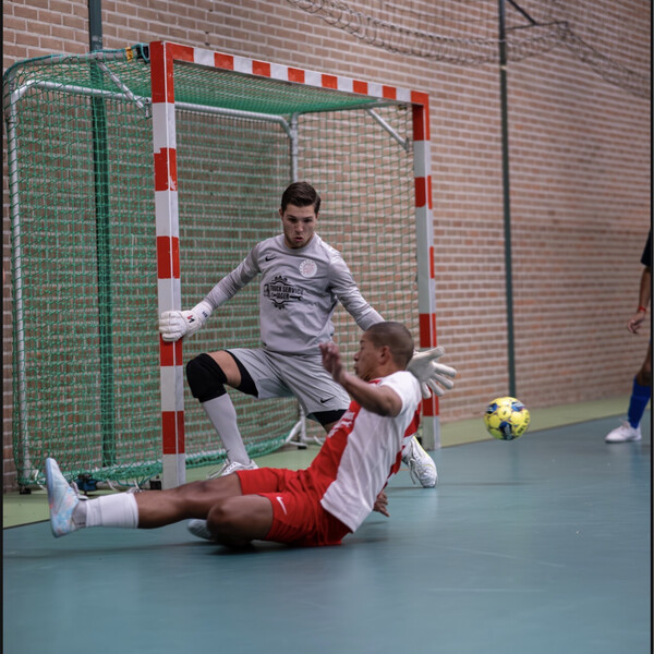 Futsal 1 sluit seizoen af met gelijkspel in regioderby