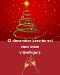 Kerstborrel voor al onze Vrijwilligers!