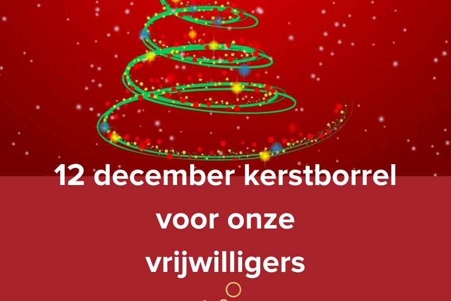 Kerstborrel Vrijwilligers