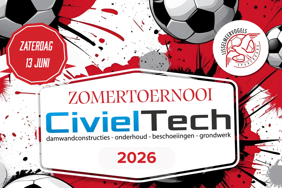 Inschrijving CivielTech zomertoernooi 2026 geopend