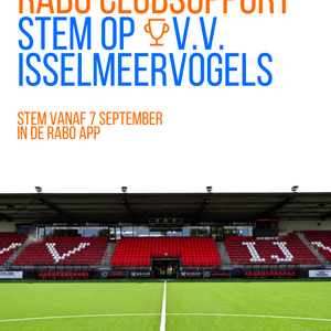 Stem op IJsselmeervogels bij Rabo ClubSupport 2026