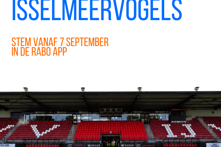 Stem op IJsselmeervogels bij Rabo ClubSupport 2026