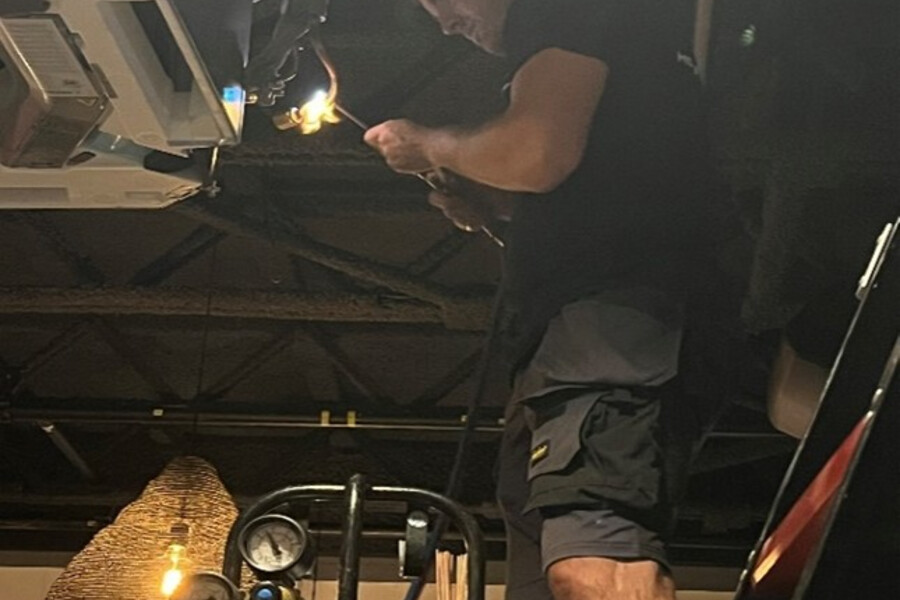 Verslag van de Airco-installateurs