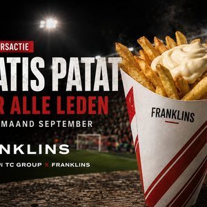 Gratis patat bij Franklins voor onze leden!