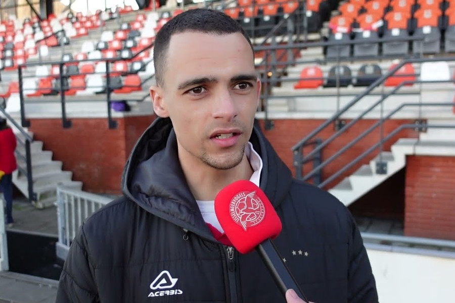 Daniël van Son na de verloren wedstrijd tegen Katwijk: 