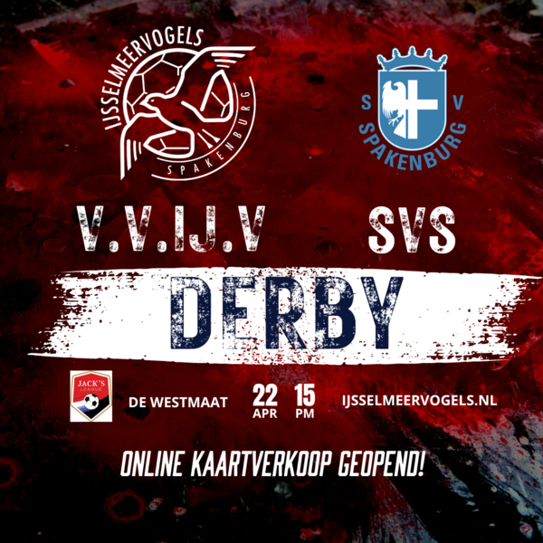 Online kaartverkoop Derby van start!
