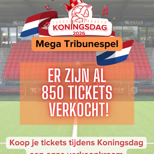 Koningsdag Mega Tribunespel 2026!
