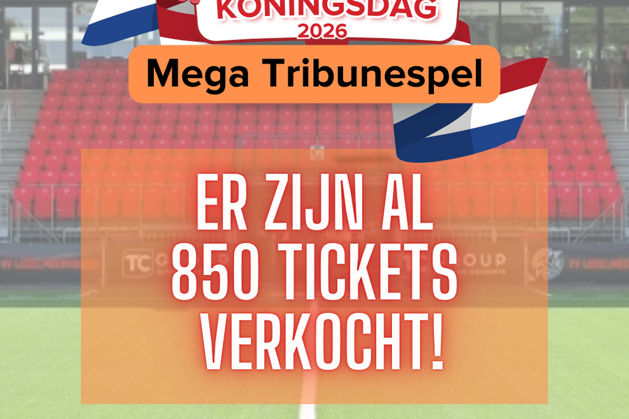 Koningsdag Mega Tribunespel 2026!