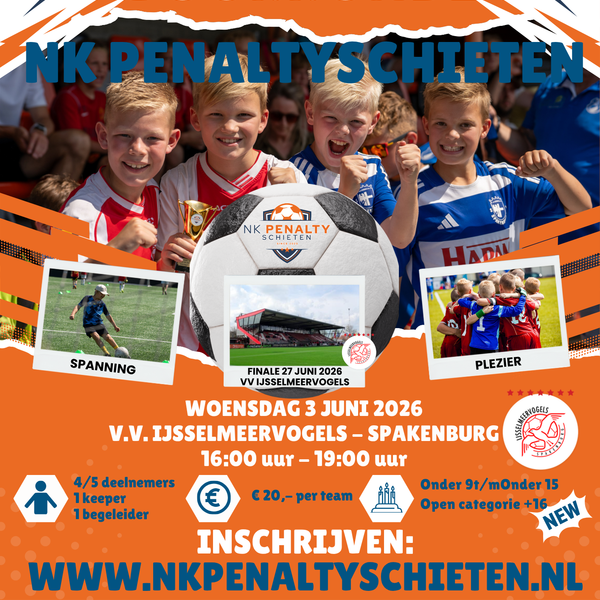 NK Penaltyschieten; laatste kans op kwalificatie!