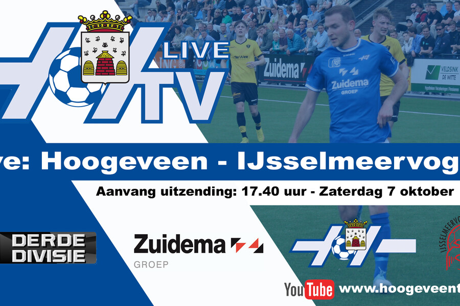 Hoogeveen uit live te volgen via Hoogeveen TV