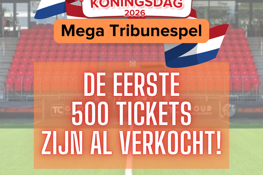 Koningsdag Mega Tribunespel 2026!