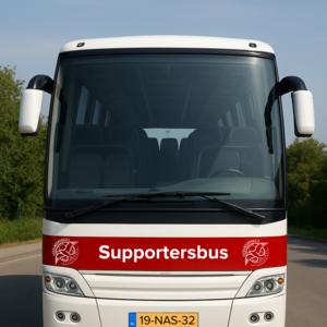 Supportersbussen naar ACV