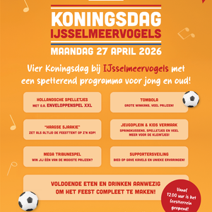 Koningsdag vier je bij IJsselmeervogels