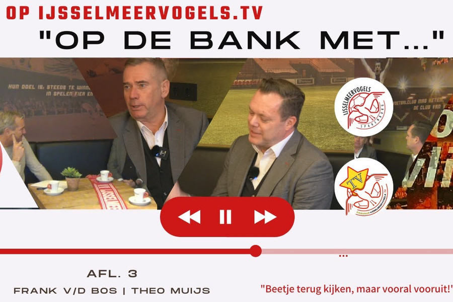 Op de bank met het Frank vd Bos en Theo Muijs (#3)