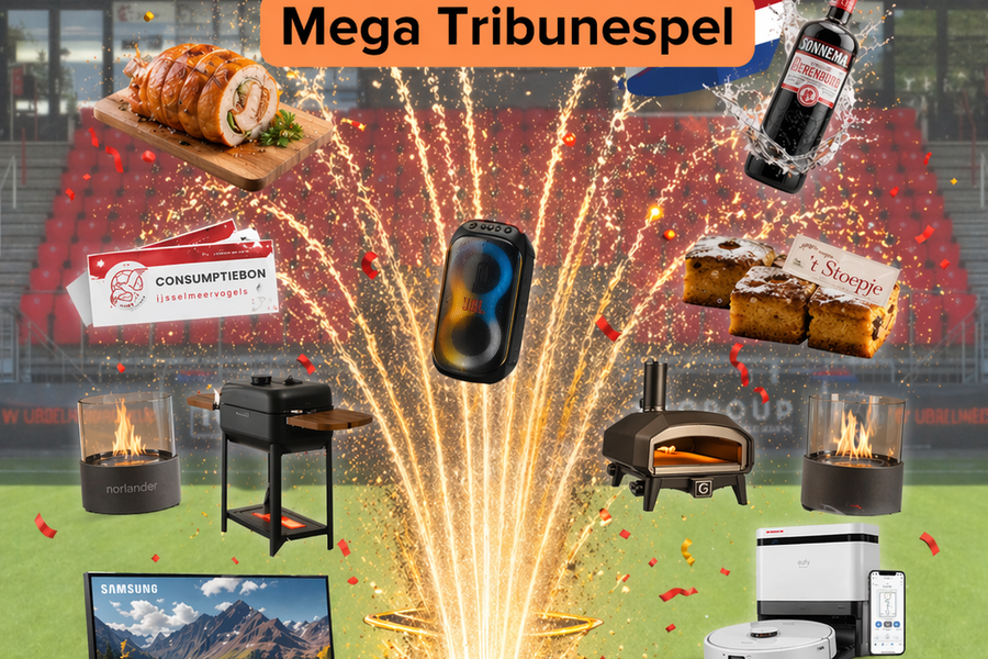 Prijzenpakket Mega Tribunespel!